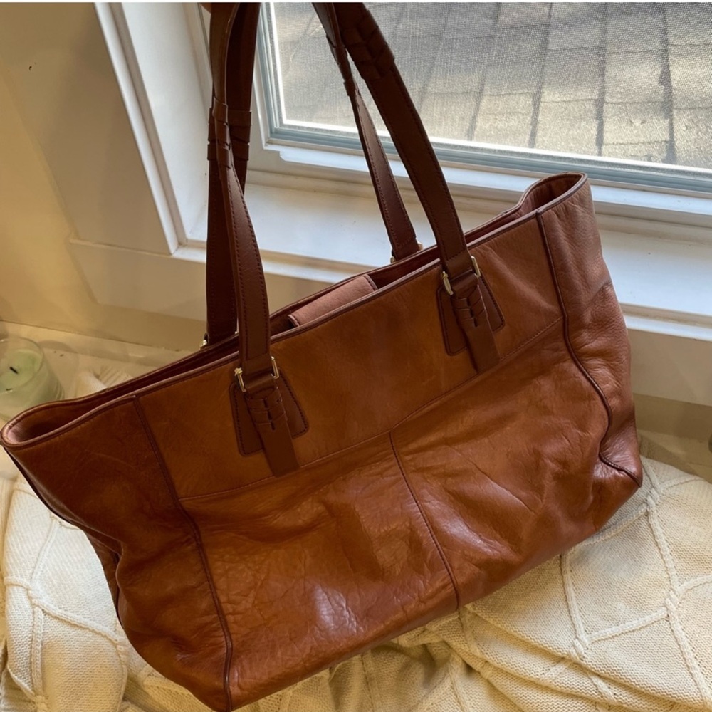 Cole Haan Women's Rose Leather Tote - Picture 2 of 9